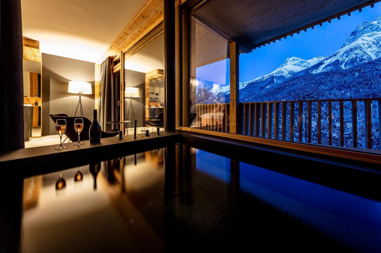 Hotel Arnica Scuol - Adults Only Dış mekan fotoğraf